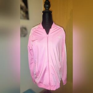 Adidas Light Pink Zip-Up Jacket Youth XL